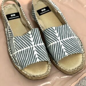 Marimekko Women's Espadrilles - Blue and White